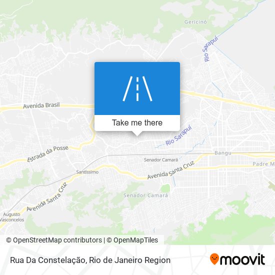 Mapa Rua Da Constelação