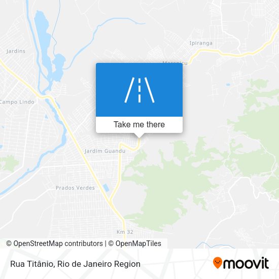 Rua Titânio map