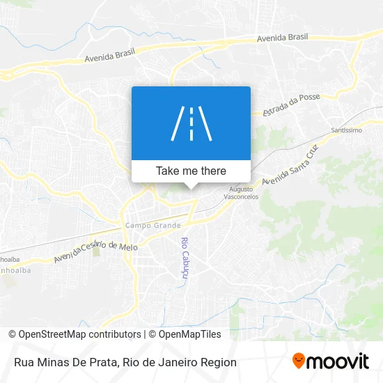 Rua Minas De Prata map