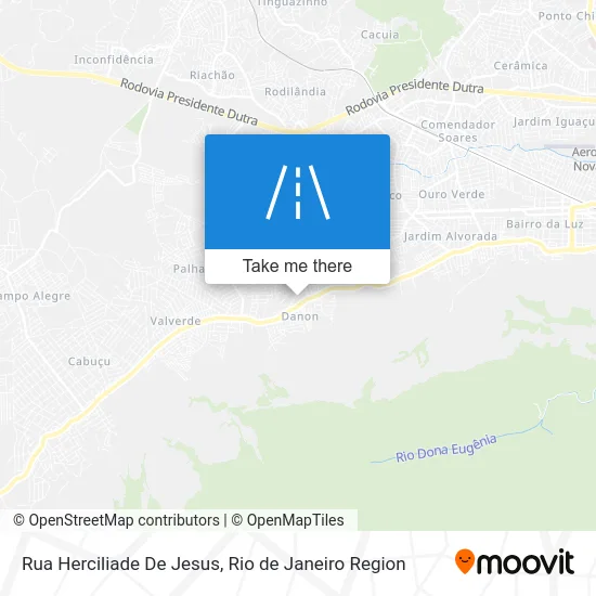 Rua Herciliade De Jesus map
