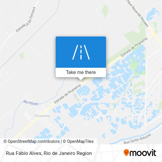 Rua Fábio Alves map