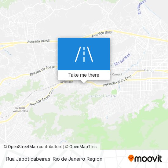 Rua Jaboticabeiras map