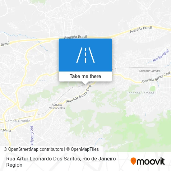 Rua Artur Leonardo Dos Santos map