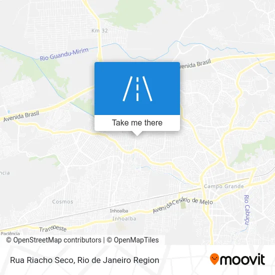 Rua Riacho Seco map