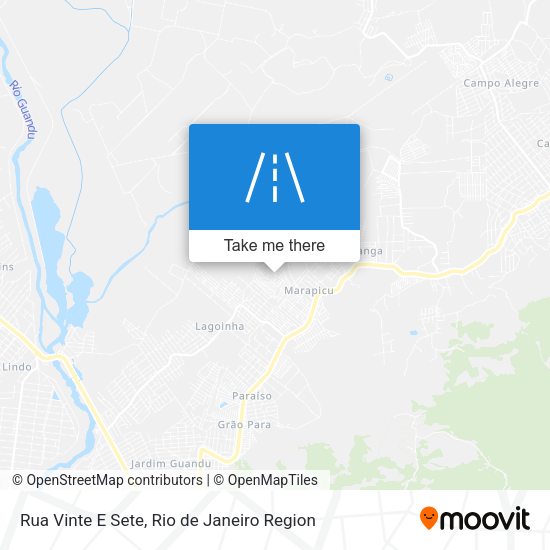 Rua Vinte E Sete map