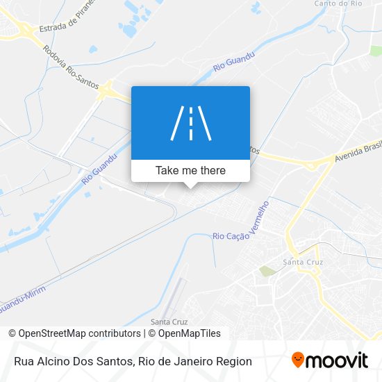 Rua Alcino Dos Santos map