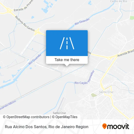 Rua Alcino Dos Santos map