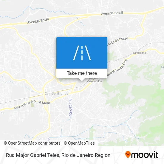 Rua Major Gabriel Teles map