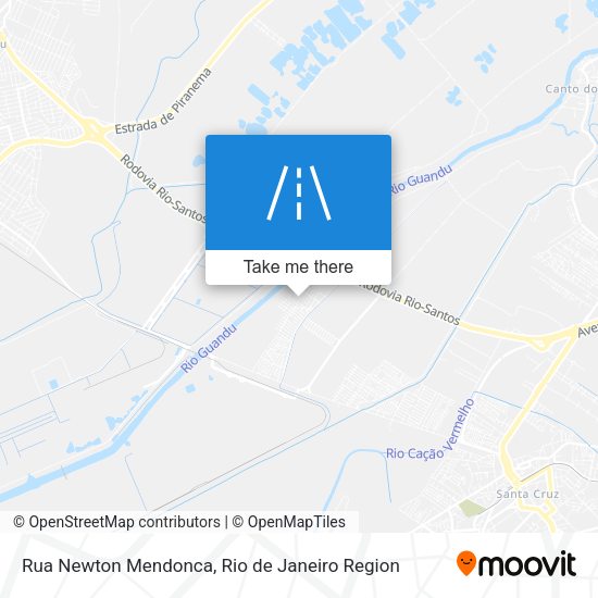 Rua Newton Mendonca map