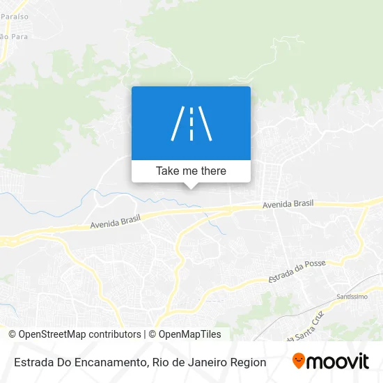 Estrada Do Encanamento map