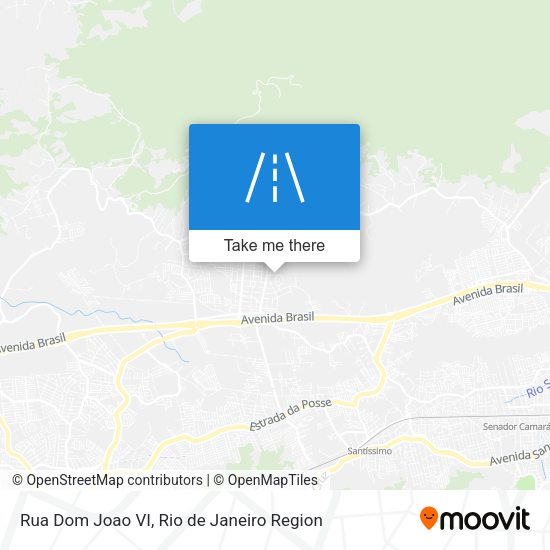 Rua Dom Joao VI map