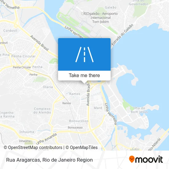Rua Aragarcas map