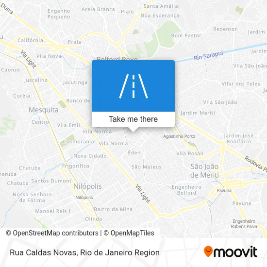 Rua Caldas Novas map
