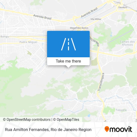 Rua Amilton Fernandes map