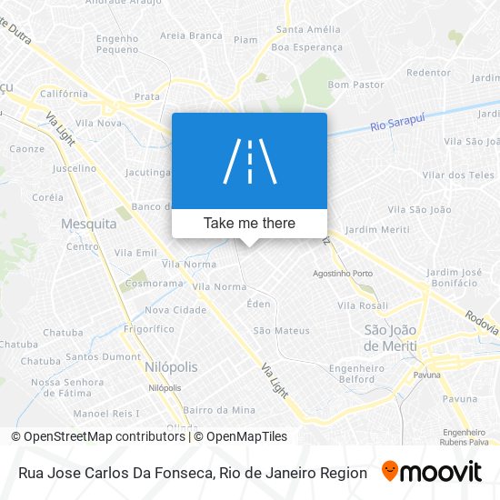Rua Jose Carlos Da Fonseca map