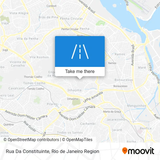 Rua Da Constituinte map