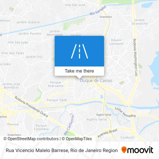Rua Vicencio Malelo Barrese map