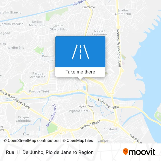 Rua 11 De Junho map