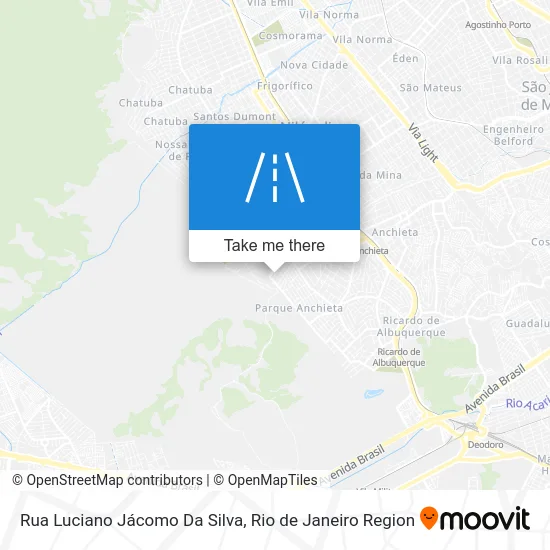 Rua Luciano Jácomo Da Silva map