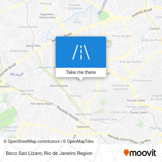 Beco Sao Lizaro map