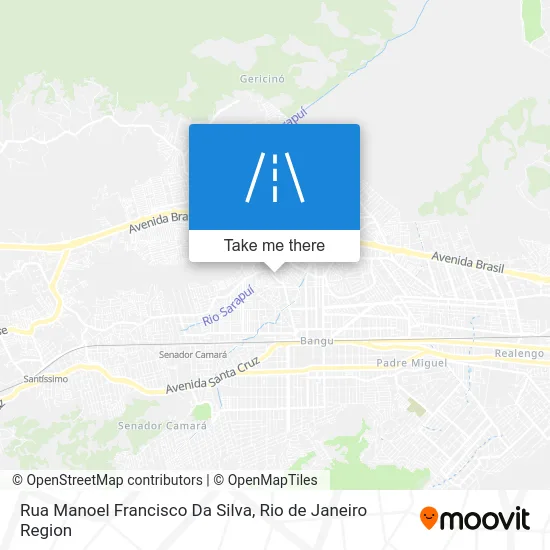 Rua Manoel Francisco Da Silva map