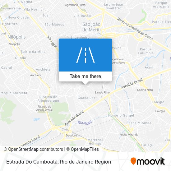Estrada Do Camboatá map