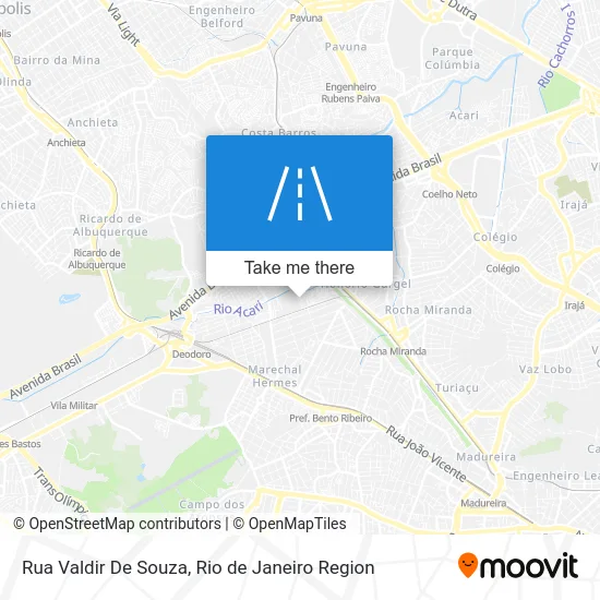 Rua Valdir De Souza map