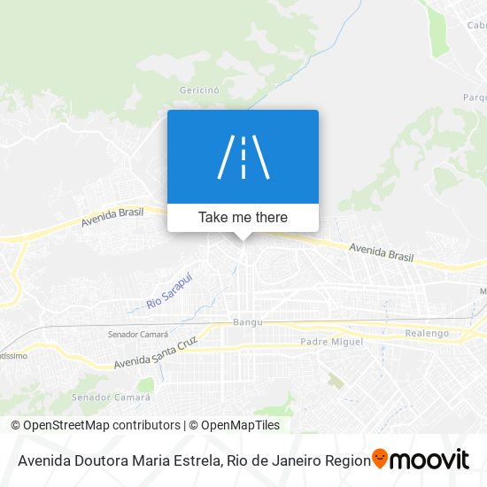 Mapa Avenida Doutora Maria Estrela
