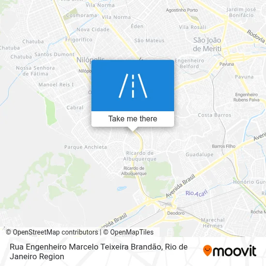 Rua Engenheiro Marcelo Teixeira Brandão map