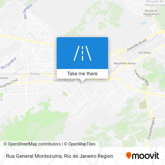 Rua General Montezuma map