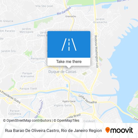 Rua Barao De Oliveira Castro map