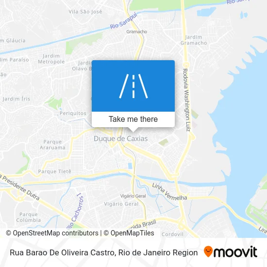 Rua Barao De Oliveira Castro map