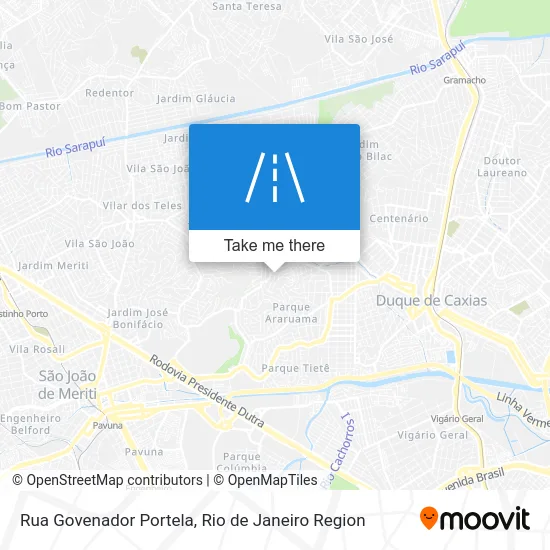 Rua Govenador Portela map