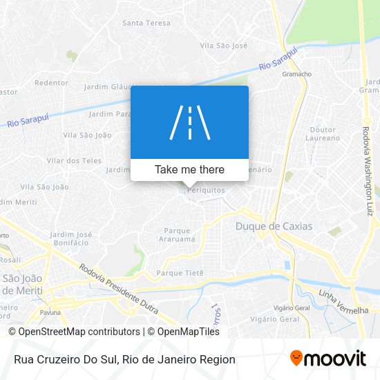 Rua Cruzeiro Do Sul map