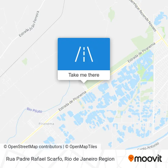 Rua Padre Rafael Scarfo map