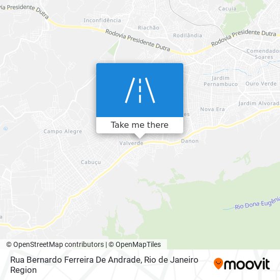 Mapa Rua Bernardo Ferreira De Andrade