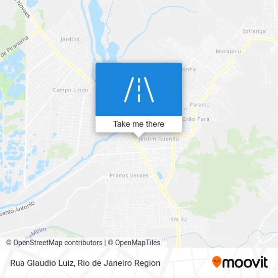 Rua Glaudio Luiz map