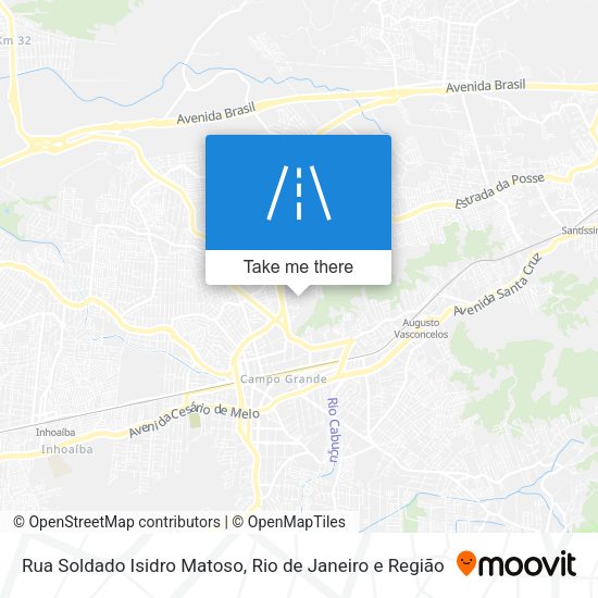 Rua Soldado Isidro Matoso map