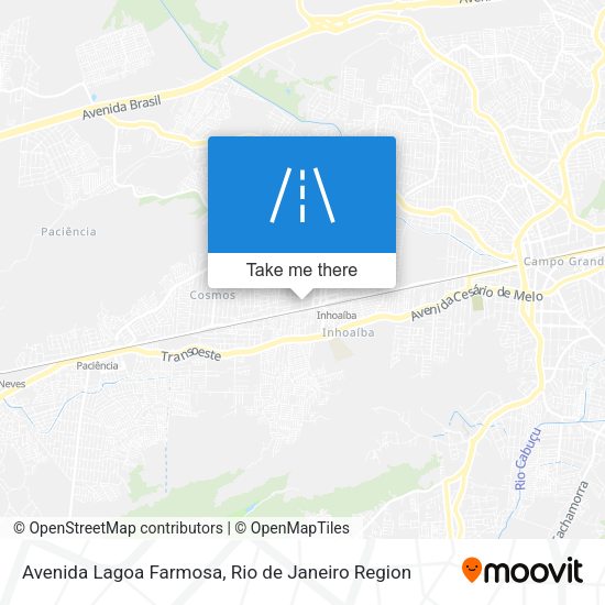 Avenida Lagoa Farmosa map