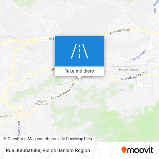 Rua Jurubatuba map