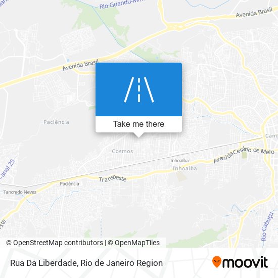 Rua Da Liberdade map