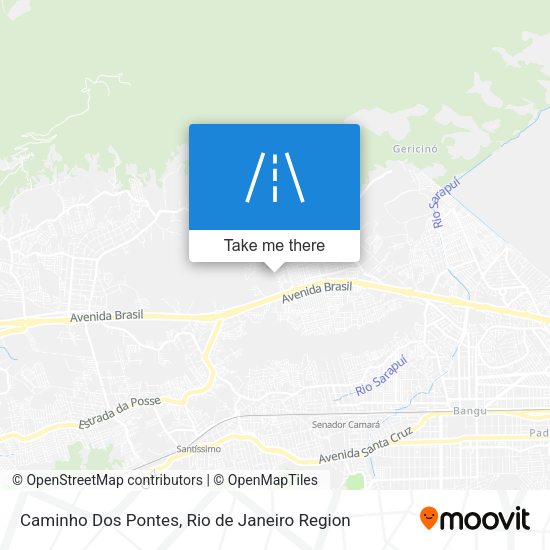 Caminho Dos Pontes map