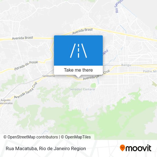 Rua Macatuba map