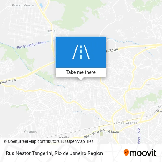 Rua Nestor Tangerini map