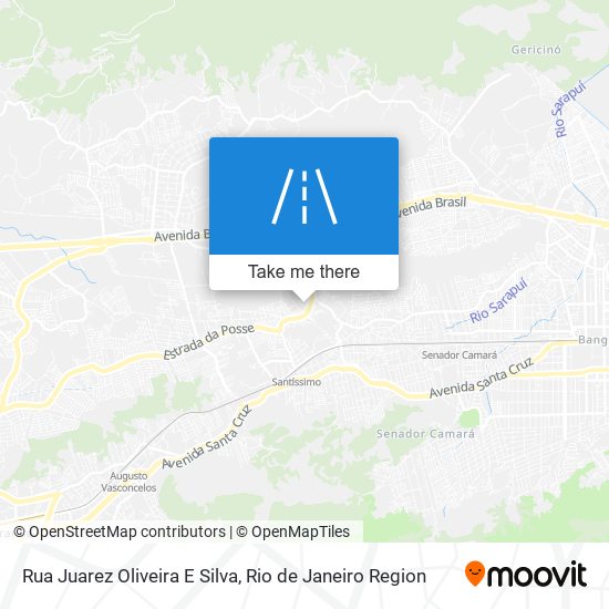 Mapa Rua Juarez Oliveira E Silva