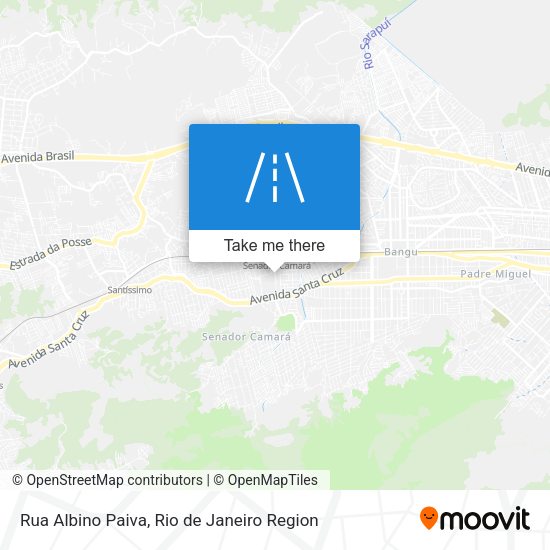 Rua Albino Paiva map