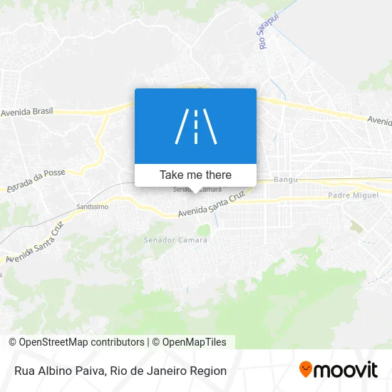 Rua Albino Paiva map