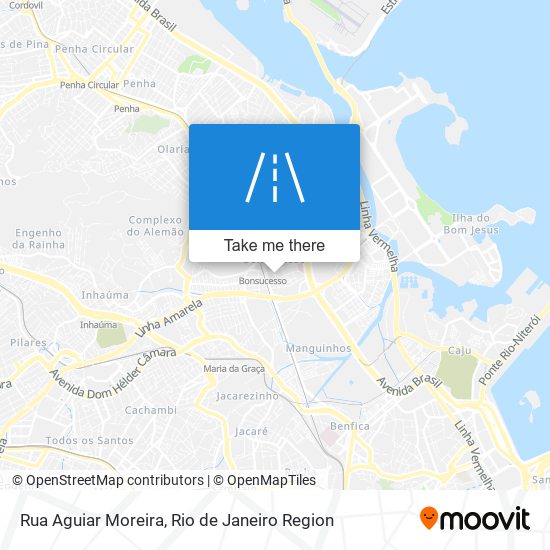 Mapa Rua Aguiar Moreira