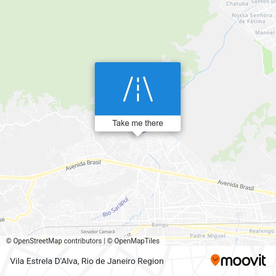 Vila Estrela D'Alva map