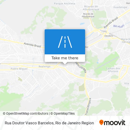 Mapa Rua Doutor Vasco Barcelos